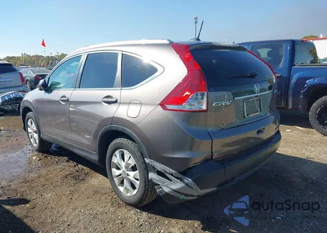 2013 Honda Cr-V Ex-L из США, поврежденный, VIN 5J6RM4H75DL017332